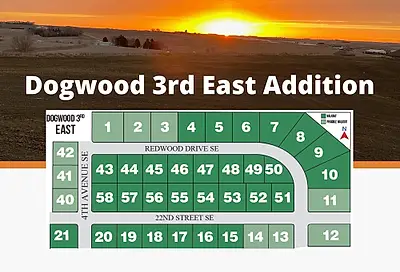 Dogwood 3rd E Addition Lots 1-21 and 40-58